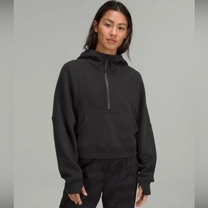 Lululemon Scuba Oversized Half-Zip Hoodie Black M/L